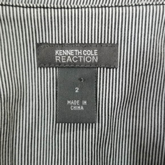 Gorgeous buckle strap sleeve peplum shirt jacket size 2 - Picture 6 of 7